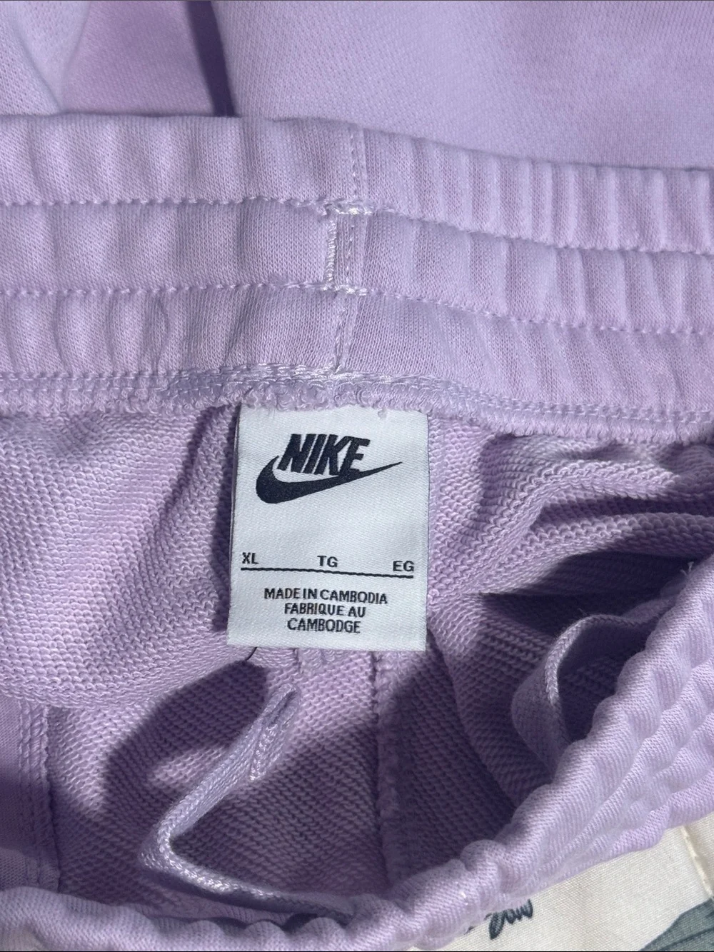 Nike Lilac Drawstring-Style Kids' Athletic Shorts